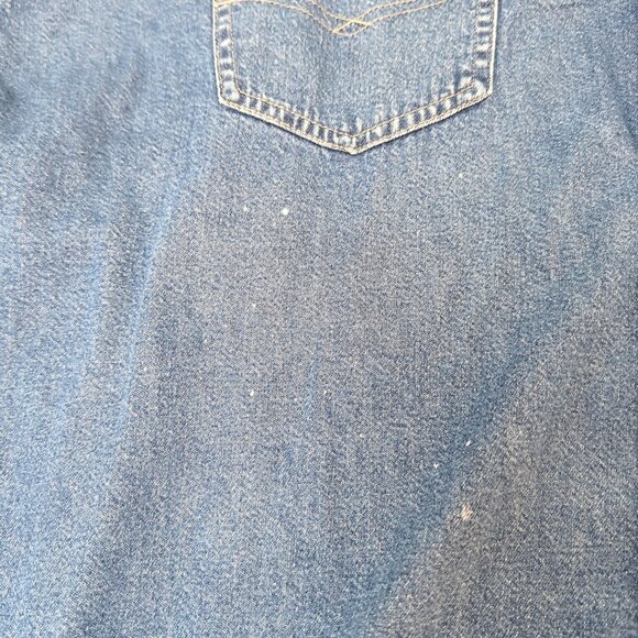 Disney Store Denim Button-Up Shirt Blue Cotton Vintage Embroidered – Men’s L - Picture 3 of 10